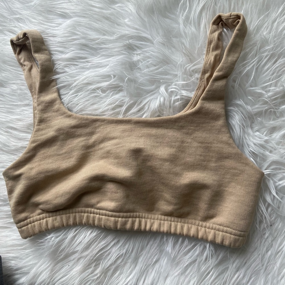 Cute sporty cotton comfy bra top - size small